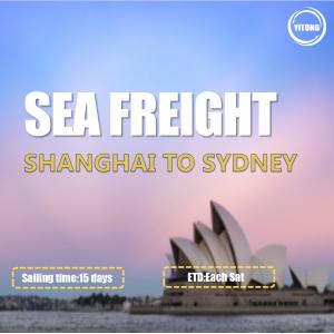 WIFFA China To Australia Sea Freight Services From Shanghai To Sydney Each Sat