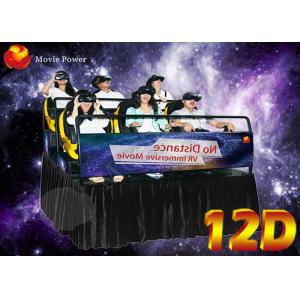 Resourceful Interactive Virtual Reality 12D XD Movie Theatre With 6/8/9/12 Seater