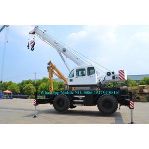 China 4x4 XCMG  40 Ton Mobile Crane / Vehicle Mounted Crane RT40E Cummins Engine supplier