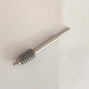 M1 HRC40 Precision Worm Shaft With Steel Stainless Steel Brass Material