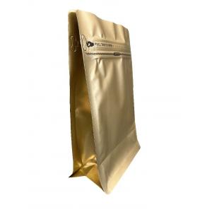 Gold Printing Eco Friendly Coffee Pouches for Environmentally Packaging