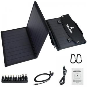 China Mono Camping Foldable Solar Panel Charger Output Type C And Usb 80W Portable supplier