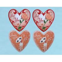 Heart Shape Notebook Self Adhesive Sticker With Cartoon Patterns