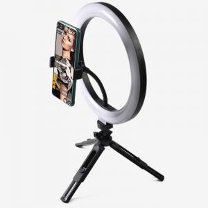 China 10inch LED Ring Light Mobile Phone Camera Tripod 3000-6500K DC5V on sale 