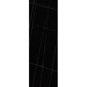 Black Marble Porcelain Slab Tile 3 Random Patterns High Hardness