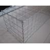 Silver Wire Gabion Baskets , Gabion Wall Cages For Rock Retaining Walls