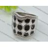 High quality guarantee Cheap large White Semi Precious Stone Ring 2130079-26