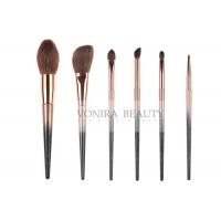 China Colorful Must Have Natural Hair Makeup Brushes Collection 6 Pcs on sale