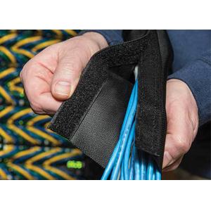 Self Adhesive Tape Velcro Cable Sleeve Custom Length Flame Retardance