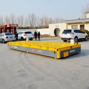 China 30Tons Mold Battery Powered Transfer Carts Remote Control Transfer Trolley supplier