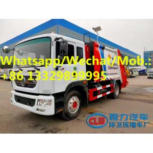 China HOT SALE! dongfeng D9 10cbm compacted garbage truck, Cheaper new head 170hp 10cbm garbage compactor truck for sale supplier
