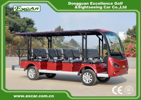 Fashion 14 Person Electric Sightseeing Bus , Max forward speed 45km/h