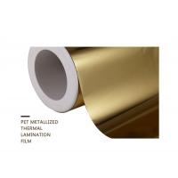 China Eco-Friendly Gold/Silver Metalized Film Suitable For Lamination Onto Cosmetics Box on sale