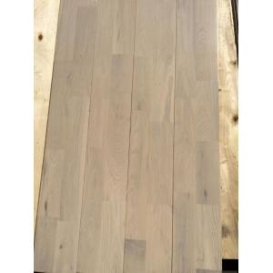 2 strips solid oak wooden flooring, rustic CD grade & different stains