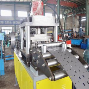 Steel Rack Upright Roll Forming Machine Cr12 Roller Material CE ISO