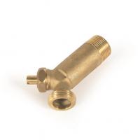 China 3/4 NPT Brass Water Heater Drain Valve , 2.5 Long Garden Hose Splitter on sale
