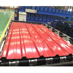 China Rolo de aço do painel do telhado da cor que forma a folha do telhado da máquina que faz a máquina 0.3-0.8mm supplier