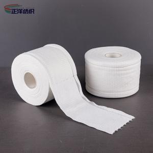 Spunlace Disposable Microfiber Cloths Nonwoven 80GSM Disposable Face Cleaning Towel