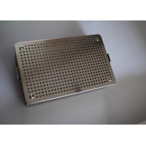 34x25x6cm Perforated Metal Wire Basket Surgical Instrument Storage