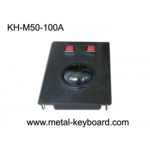 China Metal Panel Mount Industrial Pointing Device Trackball Mouse Medical / Marine Applied supplier