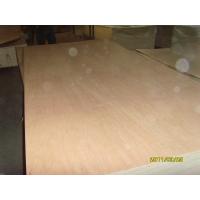 China Yellow Natural Okoume Veneer MDF For Surface Of Furniture on sale