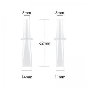Good Standard White Breathalyzer Disposable Mouthpieces / Blowpipe For Various Machines