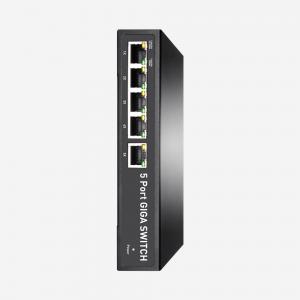 China Interruptor elegante fácil 10 del gigabit de 5 puertos 100 1000base-T 802.1Q VLAN QoS wholesale