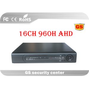 China GV de FCC en temps réel d'enregistrement/playback de la Manche de la télévision en circuit fermé DVR 16 de 960H AHD supplier