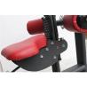 Free Weights Plate Loaded Lat Pulldown Machine Red Color For Gym Fitness Center