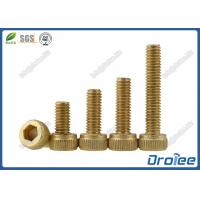 China DIN912 Brass Knurled Head Socket Cap Screw for sale