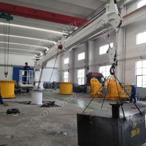 China Guindaste móvel telescópico 10m 2 Ton Overhead Cranes do crescimento reto de CCS supplier
