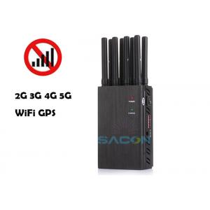 WiFi 2.4G 5.8G GPS 2G 3G 4G 8 Bands Portable Mobile Signal Jammer