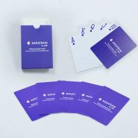 China 0.35mm Blue Plastic Playing Cards Printed Waterproof 100% Pvc Playing Cards on sale