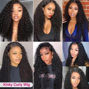 China New Arrival Wholesale Bundles Hair Extension 13x4 13x5 13x6 swiss HD lace transparent Afro kinky curly hair lace frontal supplier