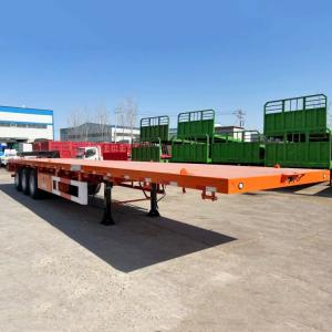 40/45/48/53 Ft Shipping Container Flatbed Semi Trailer | Tri axle Trailer for Sale in Mauritius