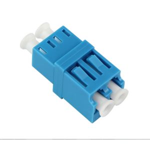 China Tipo comum material plástico do adaptador azul da fibra do LC do duplex do único modo supplier