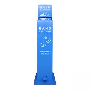 China 5L Foot Pedal Activated Hand Sanitizer Dispenser Metal Floor Sanitiser Stand supplier