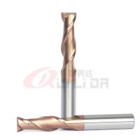 China 10mm 3/8 Solid Carbide End Mill Cutter 2 Flute For Slot Milling HRC55 on sale