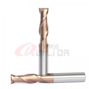 China 10mm 3/8 Solid Carbide End Mill Cutter 2 Flute For Slot Milling HRC55 supplier