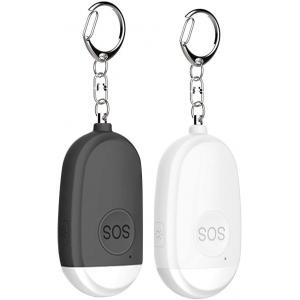 China 130db Personal Safety Alarm Siren Song for Women Keychain with USB Rechargeable supplier