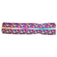 No.5 Long Chain Derlin Rainbow Teeth Zippers   Garment  Plastic bag  wallet shoes