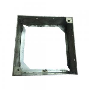 Thickness 1.60mm Square Box Extension Ring With Knockouts Fixing Screw