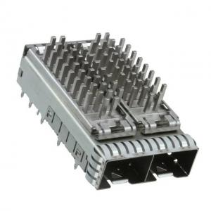 China TE 2198230-3 SFP+ Cage Assembly 1 x 2 Port With Heat Sink 16 Gb/s supplier
