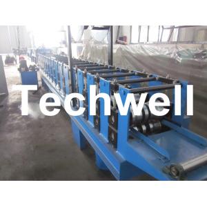 Manaul Hydraulic Decoiler Half Round Gutter Forming Machine For 0.4-0.8mm Thickness Sheet