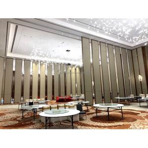 China Customized and Fire Resistance Class A Hotel Partition Wall with Aluminum Alloy Frame And Tempered Glass Panel wholesale