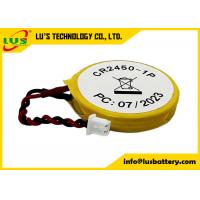 China CR2450 Lithium Coin batteries Cmos Cr2450 1p 2p 3p Lithium Battery Pack With Wires And Connector on sale