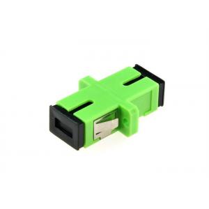 FTTH Fiber Optic Adapter SC / APC Simplex Flange Fiber Coupler RoHS Compliant