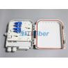 China SC 8 Port Waterproof Fiber Optic Distribution Box for FTTH Networks wholesale