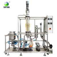 China Chemical Wiped Film Evaporator TOPTION Essential Oil Distiller on sale
