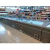 China 8 Ft Large Supermarket Freezer Sliding Glass Door Freezer For Chicken Storage wholesale